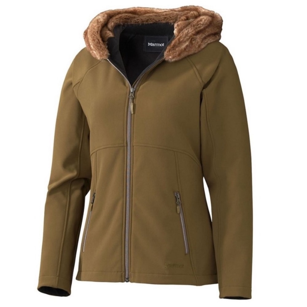 Marmot Furlong Soft Shell Hooded Jacket Sz S